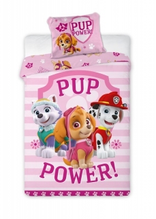 Obliečky Paw Patrol Pup Power 140/200, 70/90