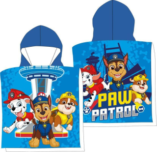 Plážové pončo Paw Patrol blue 